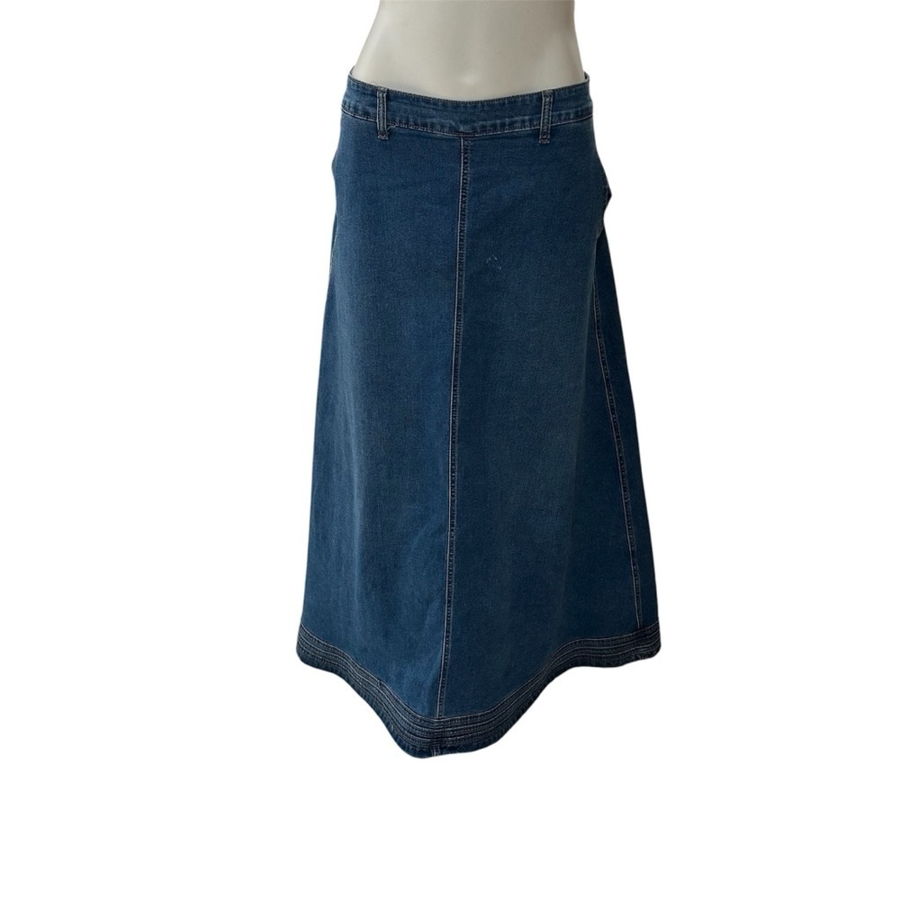 Classic Blue Denim Skirt